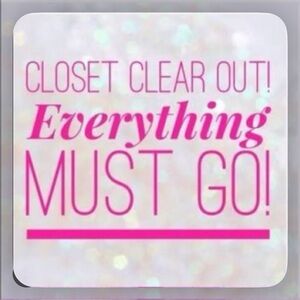 Closet clean out!